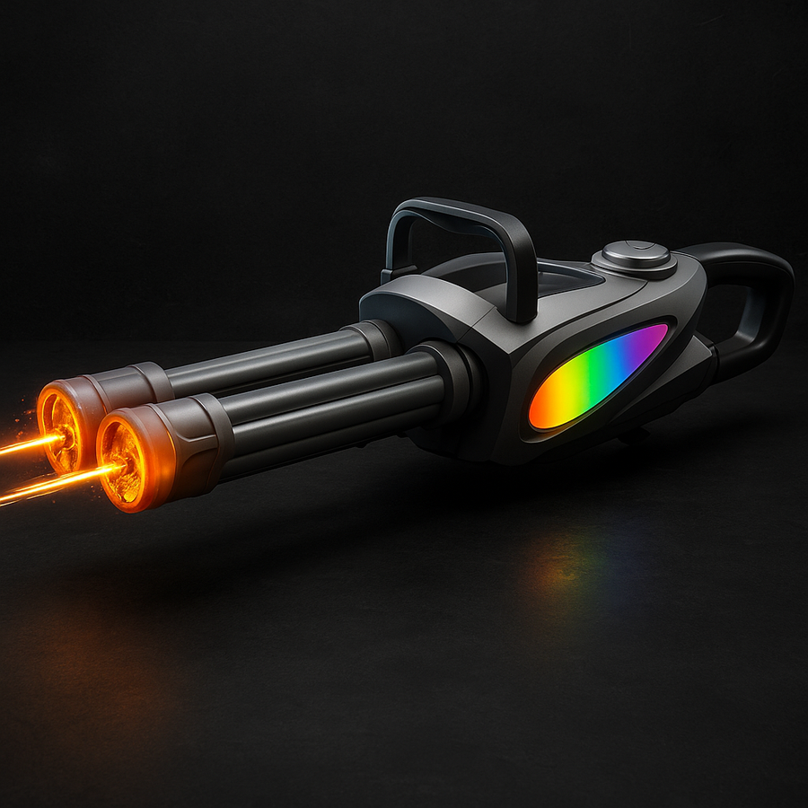 Storm Burst M1 — RGB Double-Barrel Water Blaster